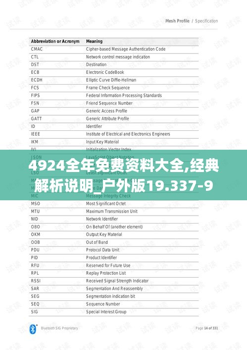 4924全年免费资料大全,经典解析说明_户外版19.337-9