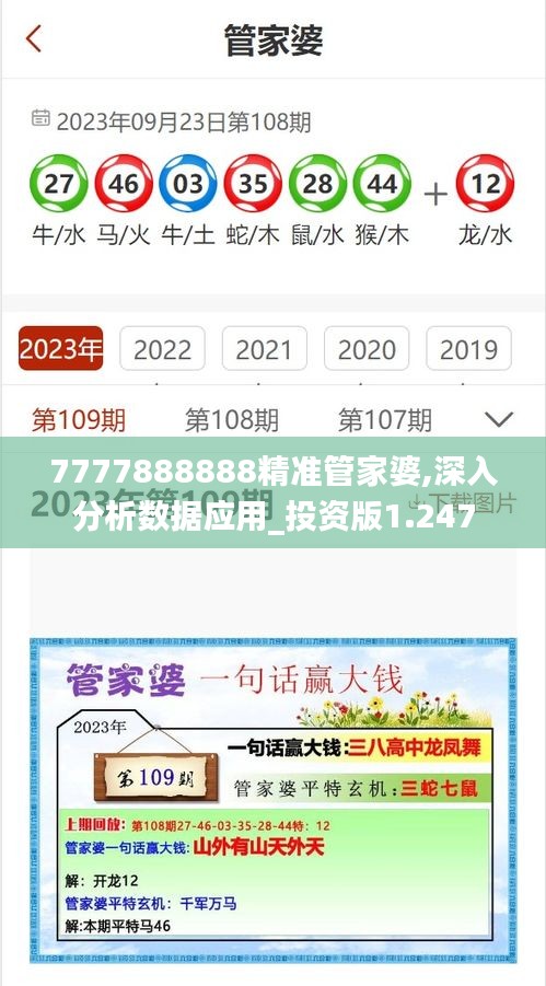 7777888888精准管家婆,深入分析数据应用_投资版1.247
